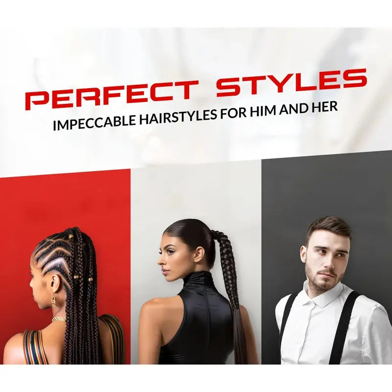 Strong Hold Hair Gel with Argan Oil, Edge Control, Braiding