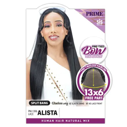 Zury Sis Alista product card showing 13x6 lace and split-bang style
