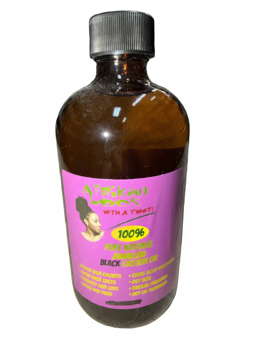 Afrikan Locs 100% Pure Natural Jamaican Black Castor Oil, 8 oz Ultimate Beauty Supply