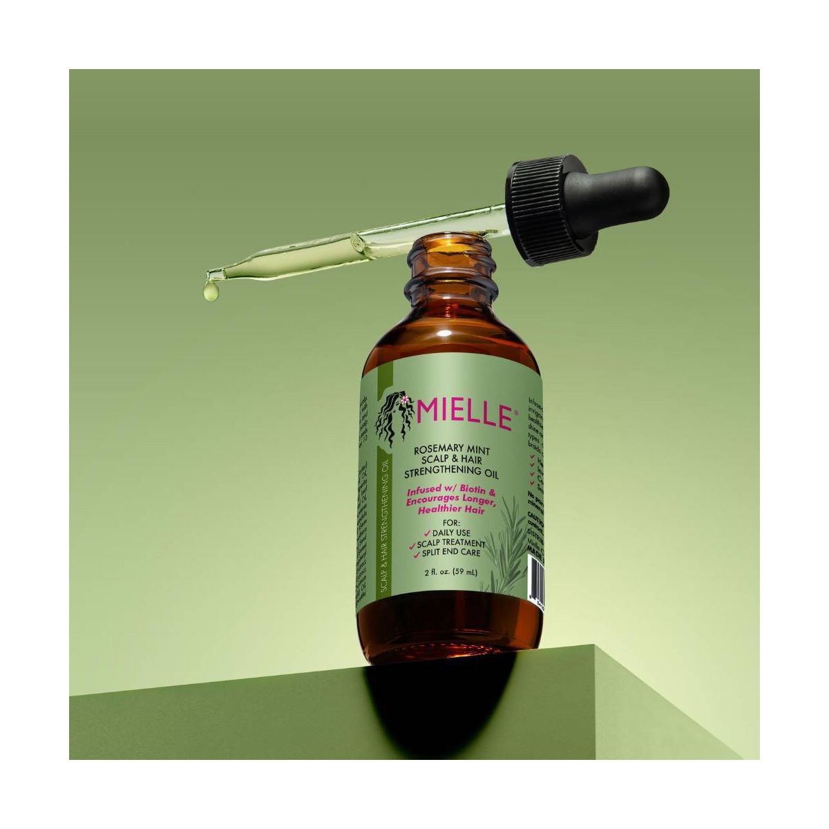 Mielle Organics Rosemary Mint Scalp & Strengthening Hair Oil - 2 fl oz