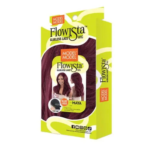 ModelModel Flowista Maya glueless lace wig package
