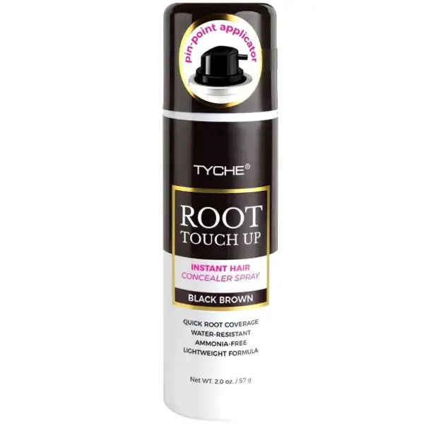 Tyche Root Touch-Up, Black Brown 2 oz spray can
