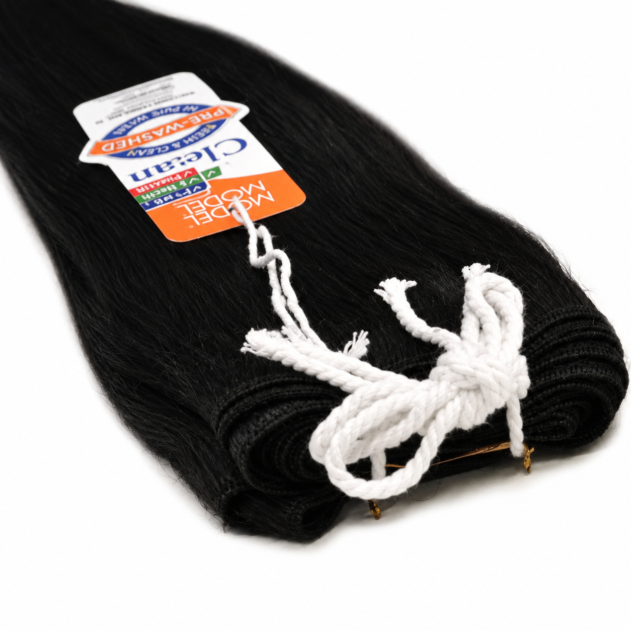 Model Model Clean 100% Human Hair Weave - Natural Straight