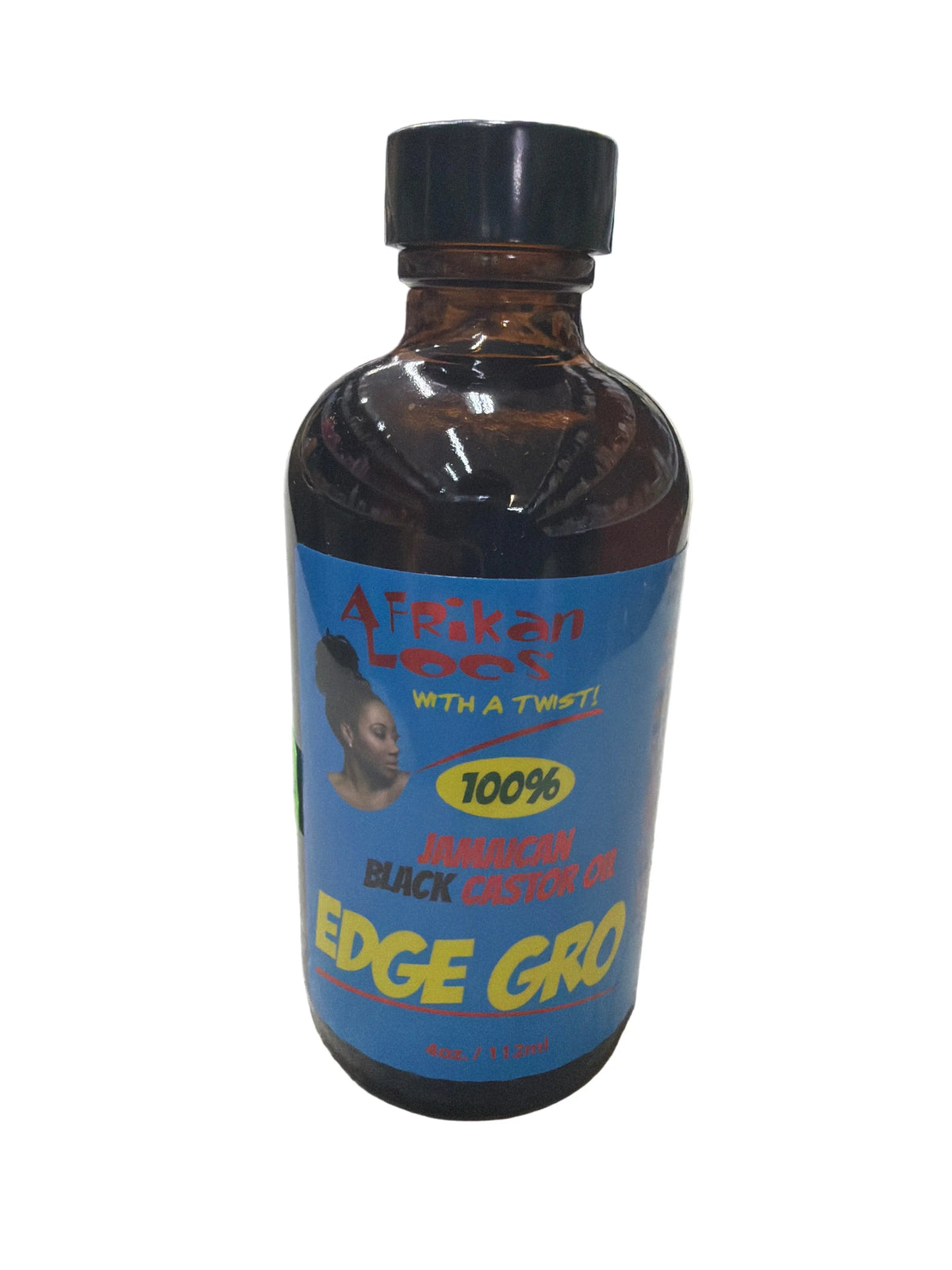 AFRIKAN LOCS 100% Jamaican Black Castor Oil EDGE GRO, 4OZ Ultimate Beauty Supply