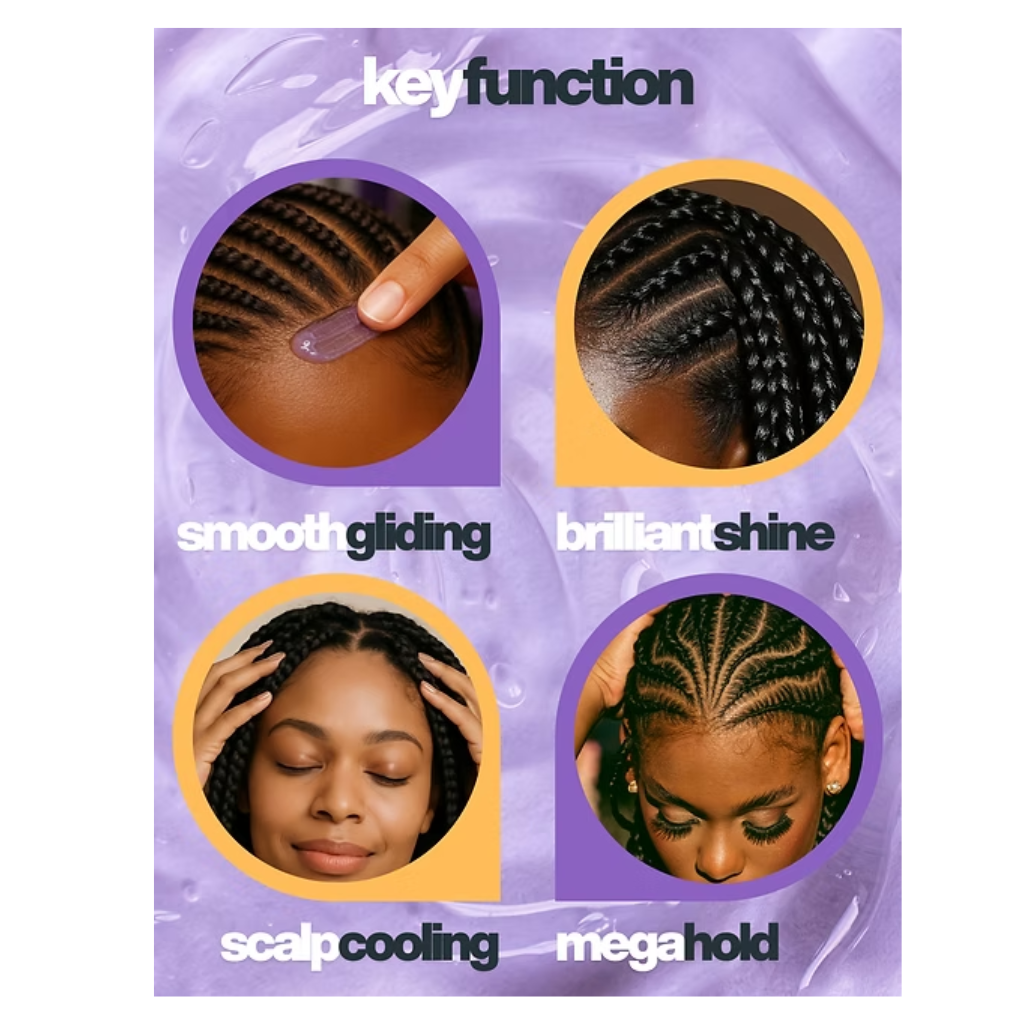 ON Natural Eternal Braids gel application and braided-style feature graphic