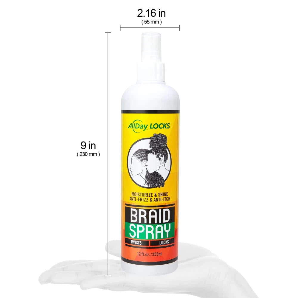 AllDay Locks Braid Spray (12 oz)