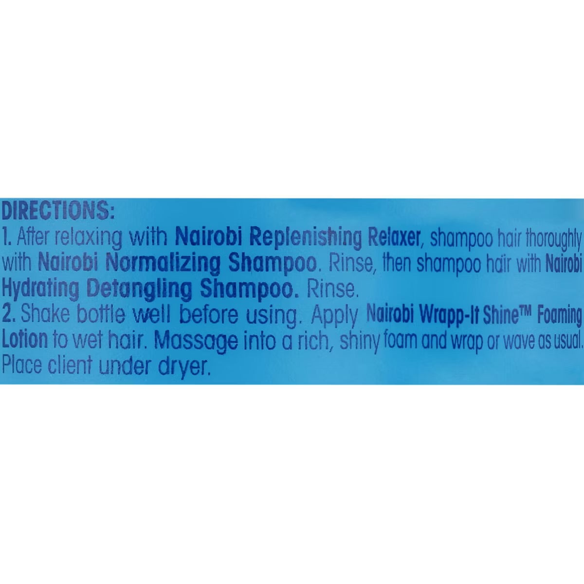 Nairobi Wrapp-It Shine Foaming Lotion (8 oz) Hair Wrapping or Setting | Provide Hair Hold & Shine