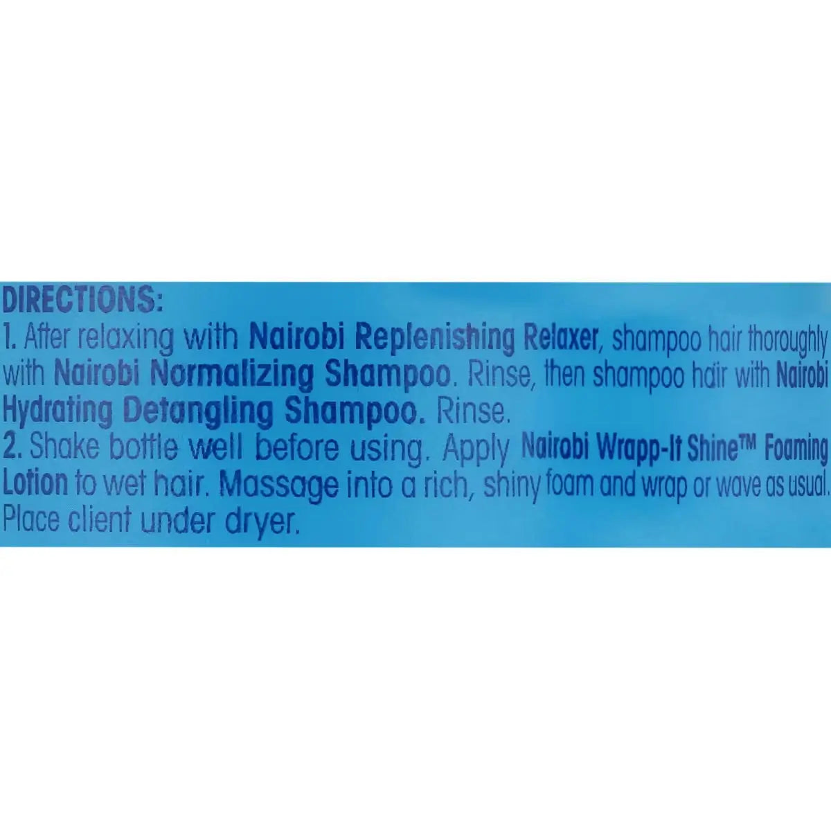 Nairobi Wrapp-It Shine Foaming Lotion (8 oz) Hair Wrapping or Setting | Provide Hair Hold & Shine Ultimate Beauty Supply