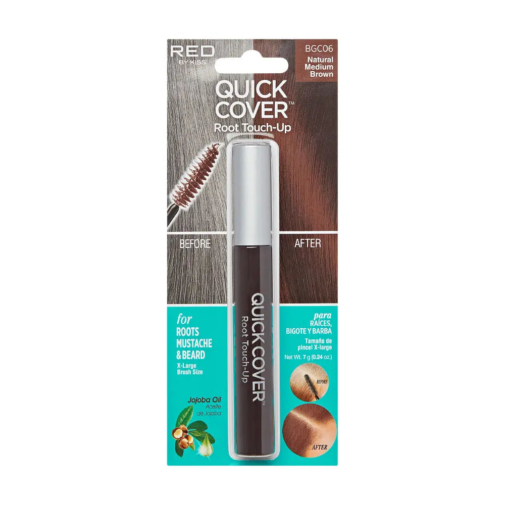 Red By Kiss Quick Cover Root Touch-Up Brush Temporary & Water-Resistant Ultimate Beauty Supply