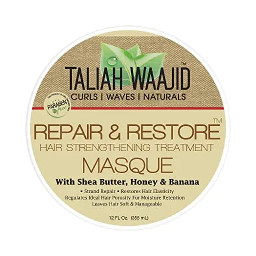 Taliah Waajid Repair and Restore Hair Strengthening Masque 12oz Ultimate Beauty Supply