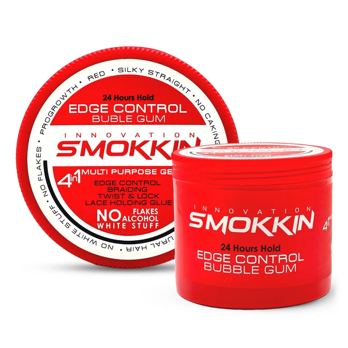 INNOVATION SMOKKIN Hair Gel Wax - Perfect for Curl & Wave Hair Bubble Gum 16.9 oz Ultimate Beauty Supply
