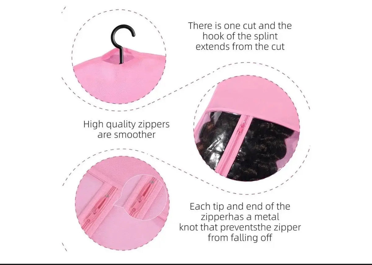 Wig Storage Bags with Hanger Ultimate Beauty Supply