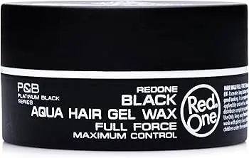 RedOne Black Aqua Hair Gel Wax Full Force Maximum Control Red One