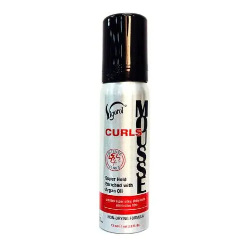 Vigorol Curls Mousse - Red (Choose Size) Ultimate Beauty Supply