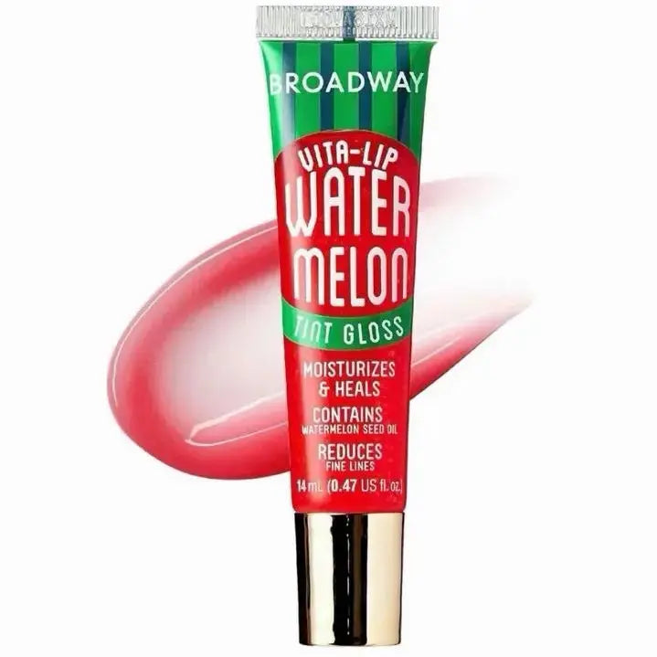 Broadway Vita-Lip Watermelon Tint Gloss - Moisturizes Heals Contains Watermelon Seed Oil Reduces Fine Lines 14ml