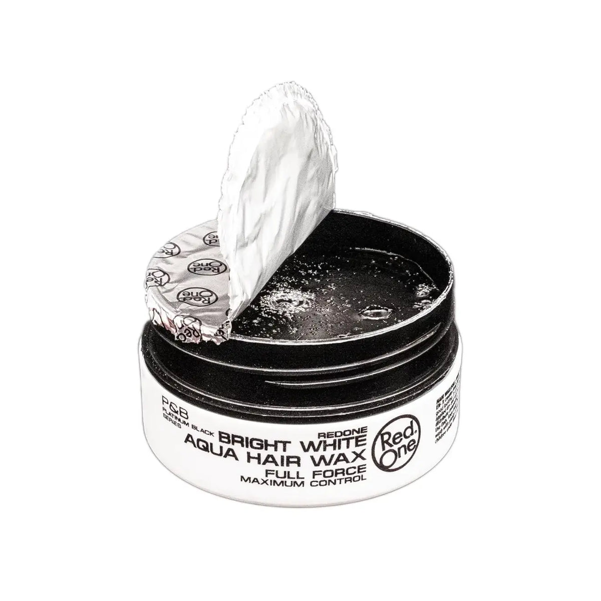 Red One Bright White Aqua Hair Wax Full Force Maximum Control Ultimate Beauty Supply
