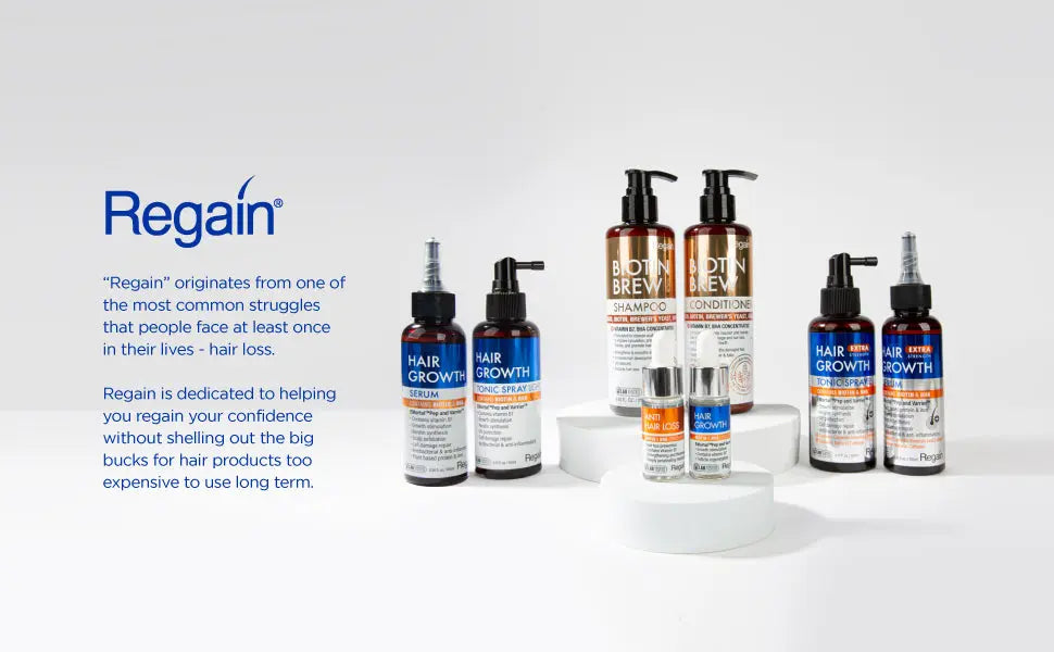 Regain Hair Growth Serum Regular Stimulates Hair Follicles & Thickens Strands – 3.38 oz Regain
