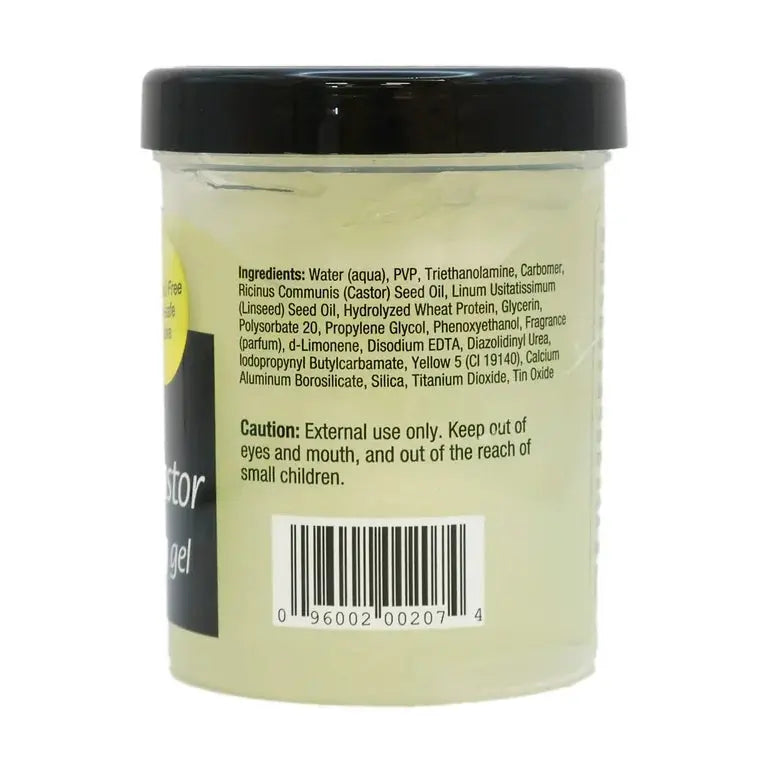 Softee Styling Gel Jamaican Black Castor and Flaxseed Oil, 8 oz Softee