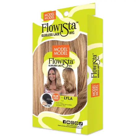 Model Model Flowista Lyla wig packaging