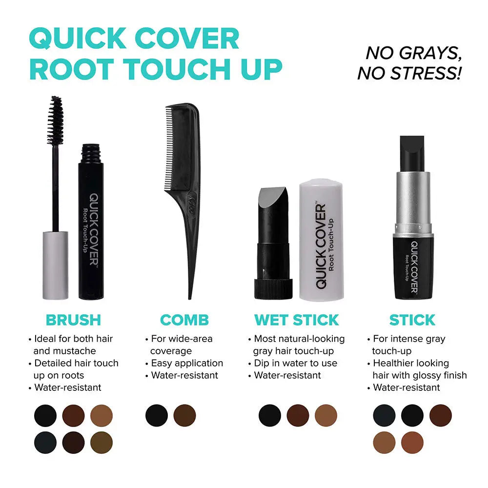 Red By Kiss Quick Cover Root Touch-Up Stick Temporary & Water-Resistant Ultimate Beauty Supply