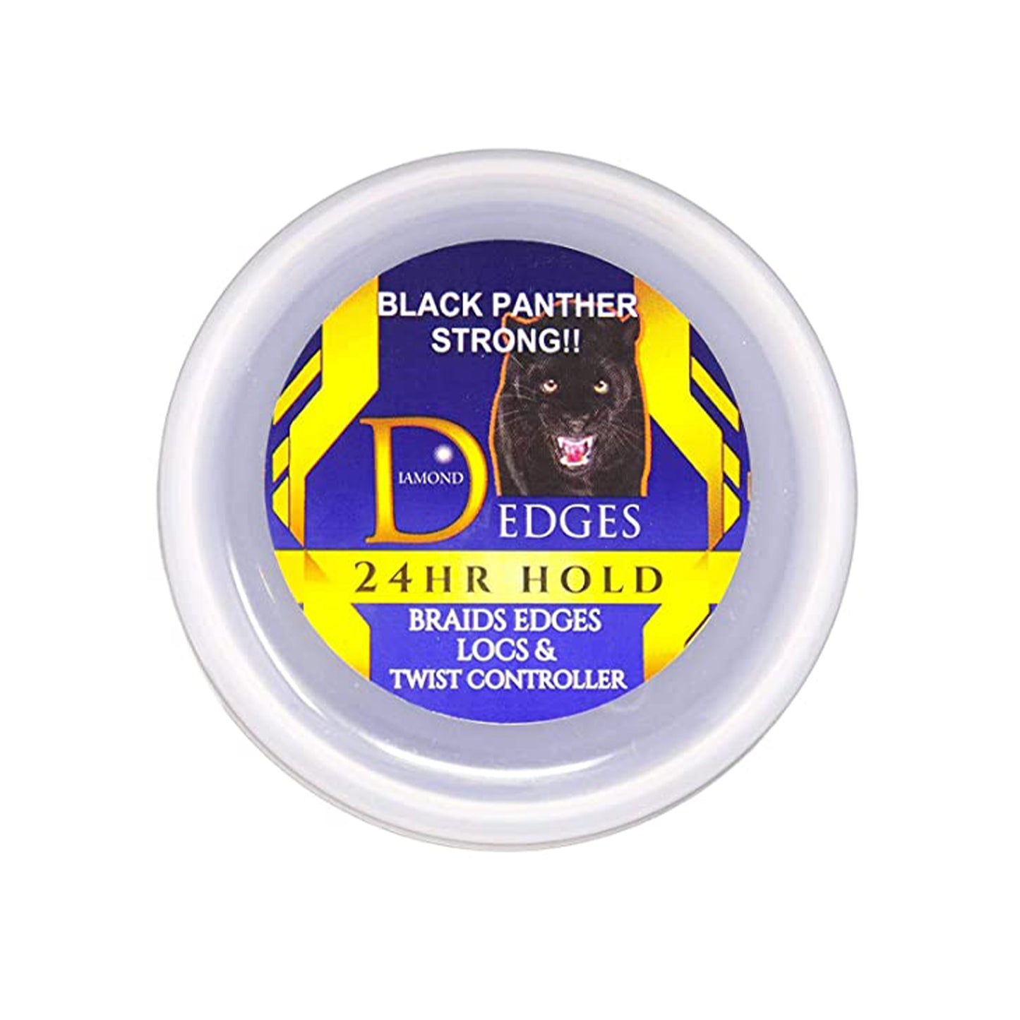 Diamond Edges Black Panther Strong 24HR Hold Braids Edges Locs & Twist Controller Styling Gel 4 oz