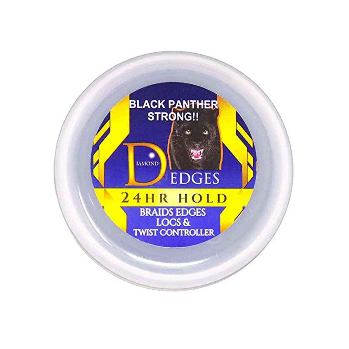 Diamond Edges Black Panther Strong 24HR Hold Braids Edges Locs & Twist Controller Styling Gel 4 oz SamsBeauty