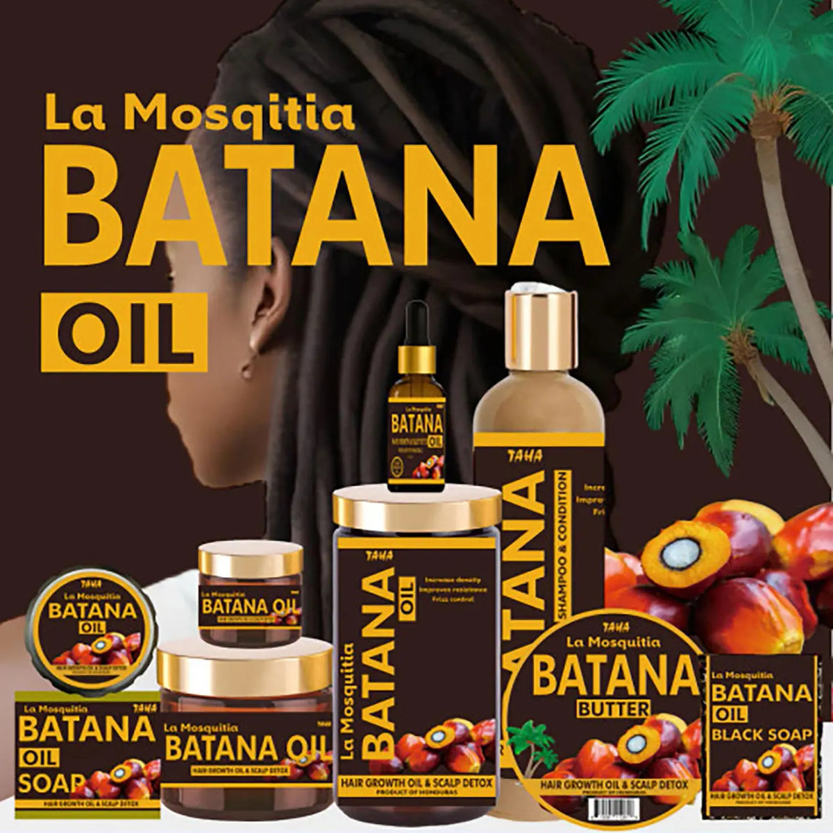 Taha La Mosquitia Batana Hair Growth & Scalp Detox Oil 2oz Ultimate Beauty Supply