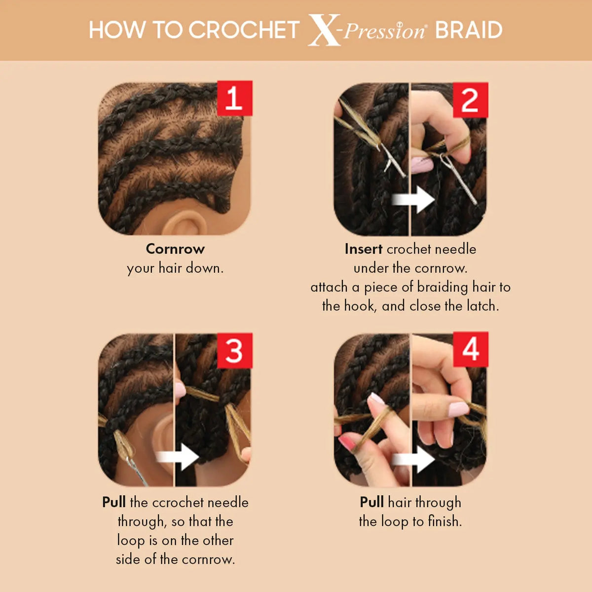 Outre Synthetic Hair Crochet Braids X-Pression Twisted Up 3X Springy Afro Twist 16"