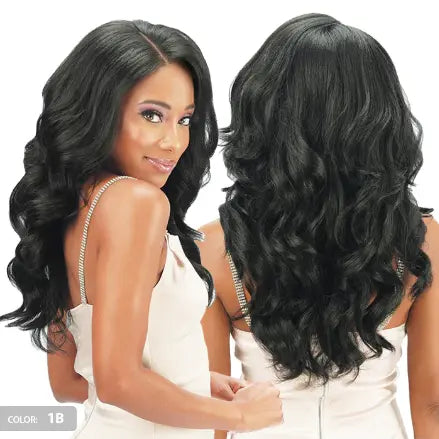 Zury Sis Glueless 360 All Around Lace 13x6 Pre-Tweezed Lace Front Wig - MONIK - Human Hair Blend Zury