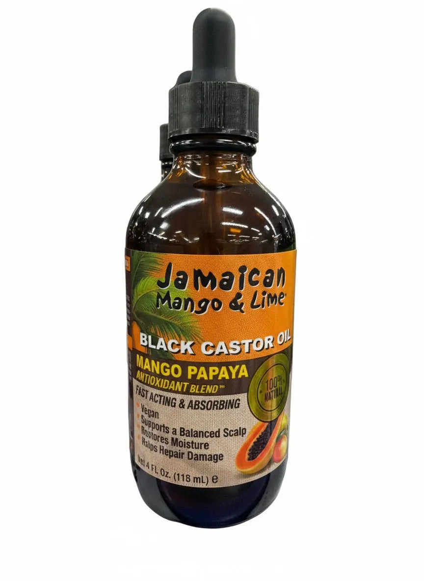 Jamaican Mango & Lime Black Castor Oil Mango Papaya Antioxidant Blend, 4 oz Ultimate Beauty Supply