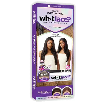 Sensationnel What Lace Laurina wig, product box