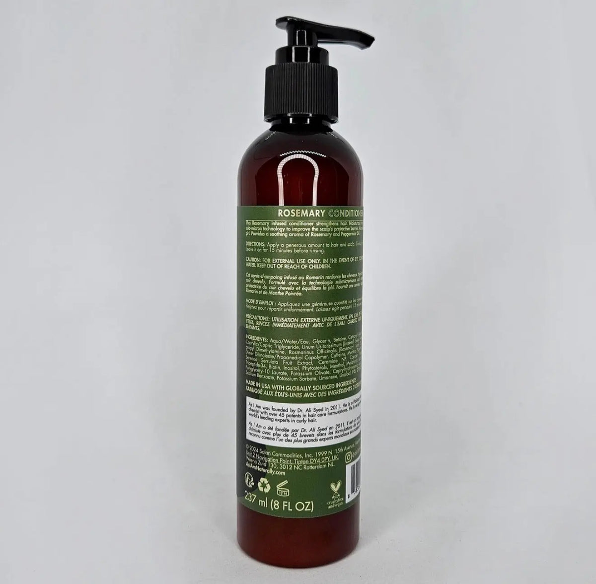 As I Am Rosemary Conditioner Apres-Shampoing, 8 oz Ultimate Beauty Supply