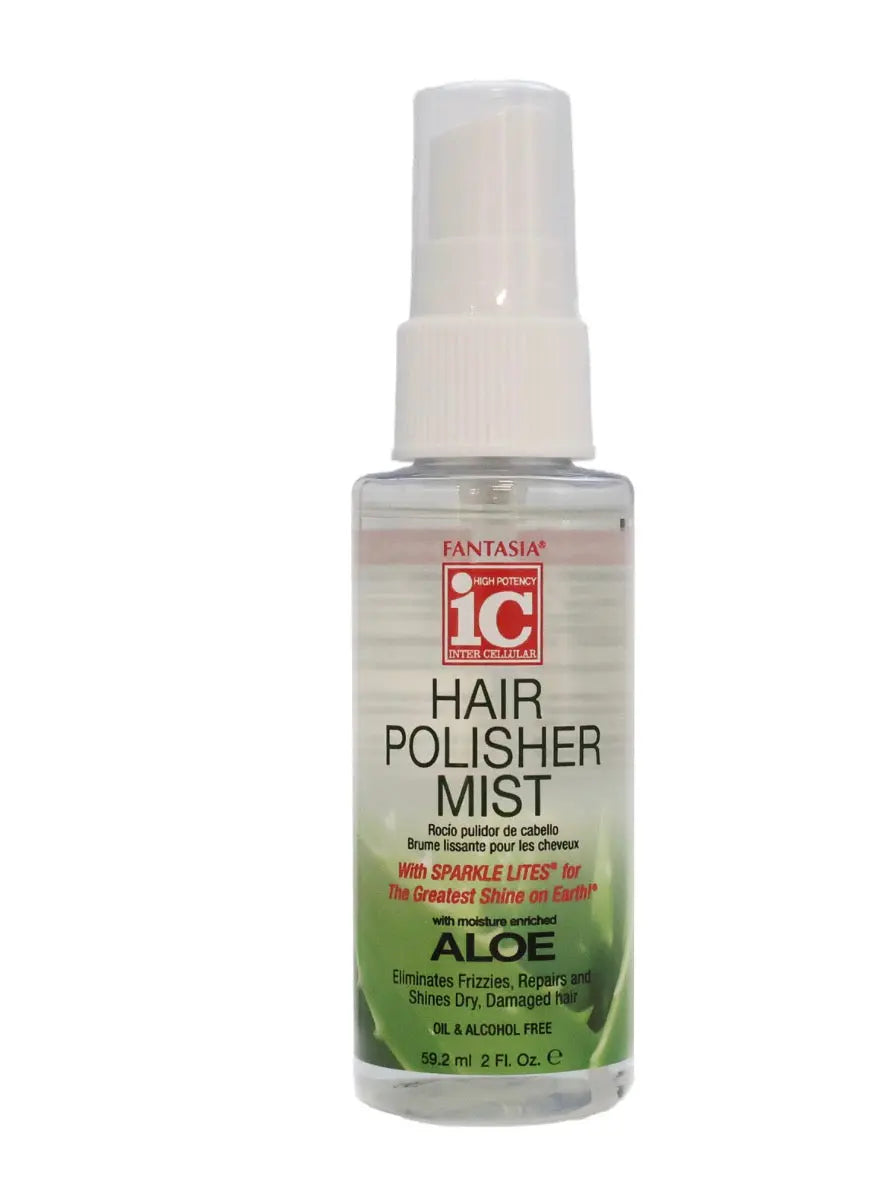 Fantasia IC Hair Polisher Mist with Aloe — front of the 2 fl oz mist bottle
