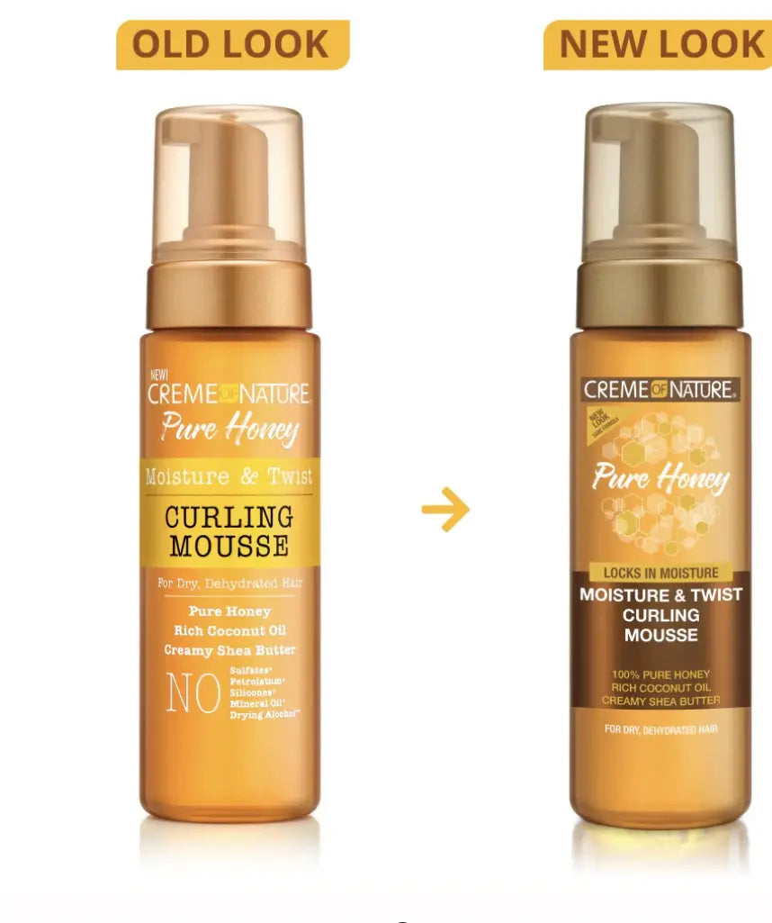 Creme of Nature Pure Honey Moisture & Twist Curling Mousse 7 oz Ultimate Beauty Supply