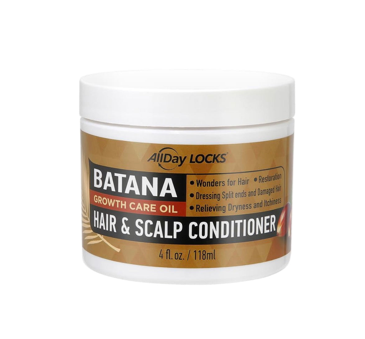 ALLDAY LOCKS BATANA HAIR & SCALP CONDITIONER – 4 OZ | DEEP MOISTURE & GROWTH TREATMENT Ultimate Beauty Supply