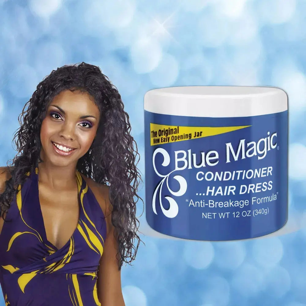 Blue Magic Anti-Breakage Formula Conditioner Hair Dress | Strength & Protection – 12 oz Blue Magic