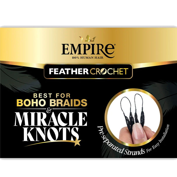 Sensationnel Empire 100% Human Hair Feather Crochet Braids - BOHEMIAN 14/18"