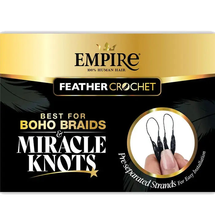 Sensationnel Empire 100% Human Hair Feather Crochet Braids - DEEP 14/18" Sensationnel
