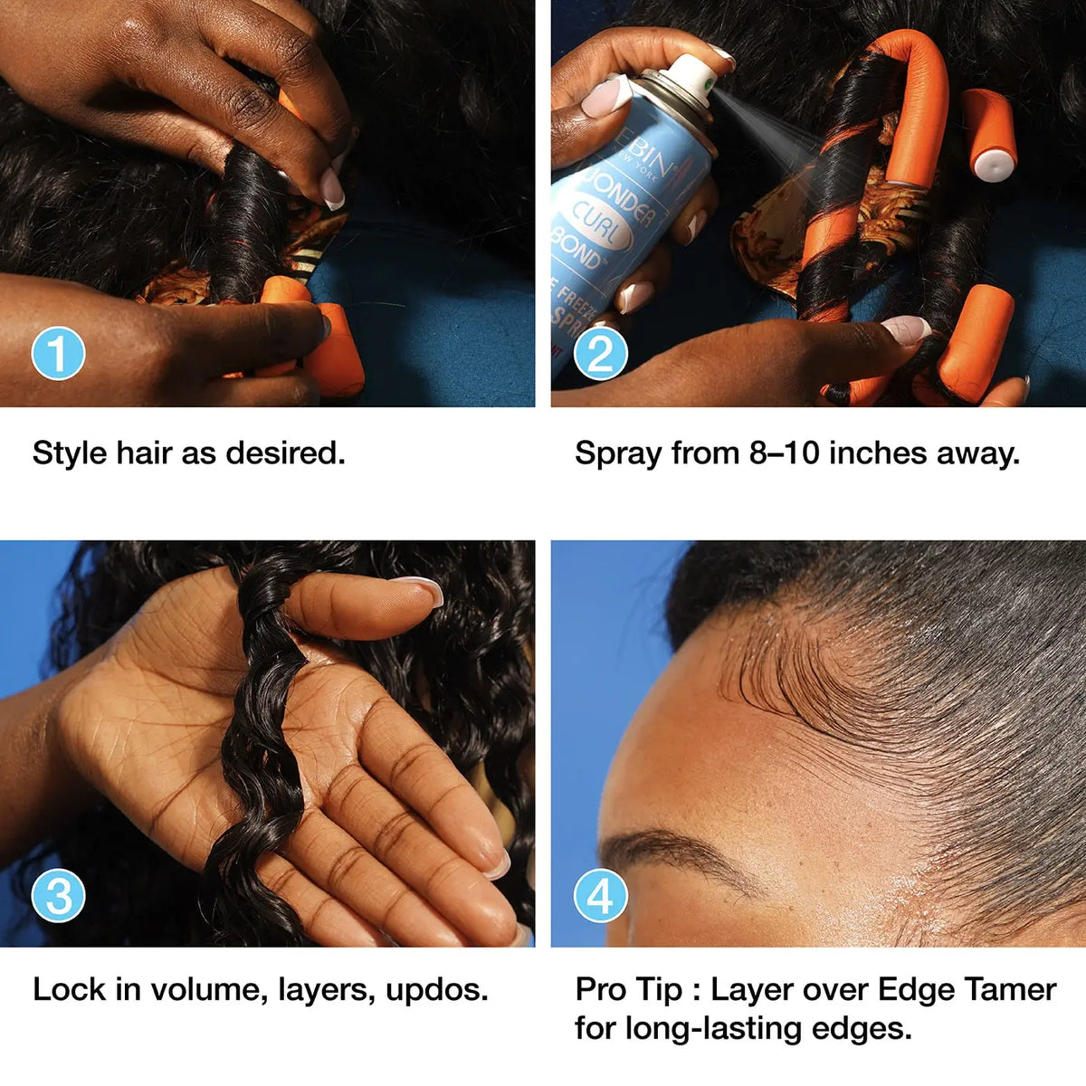 Wonder Curl Bond - Holding Spray Sports Edition - EBIN NEW YORK