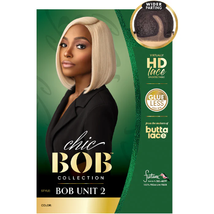 Sensationnel Butta Chic Bob Glueless 5" Deep Part HD Lace Front Wig - BOB UNIT 2