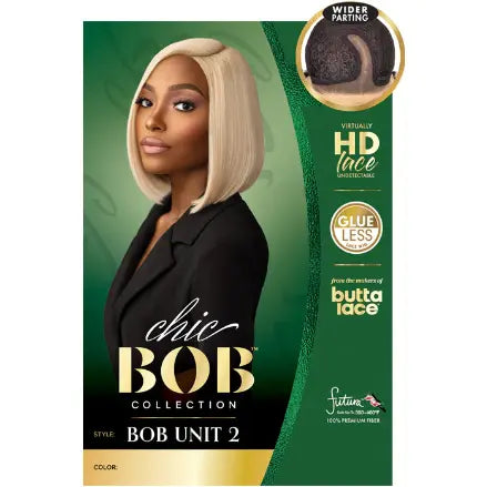 Sensationnel Butta Chic Bob Glueless 5" Deep Part HD Lace Front Wig - BOB UNIT 2 Sensationnel