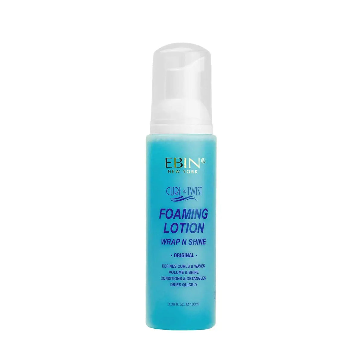 EBIN New York Curl & Twist Foaming Lotion Wrap N Shine Original, (choose size) Ultimate Beauty Supply