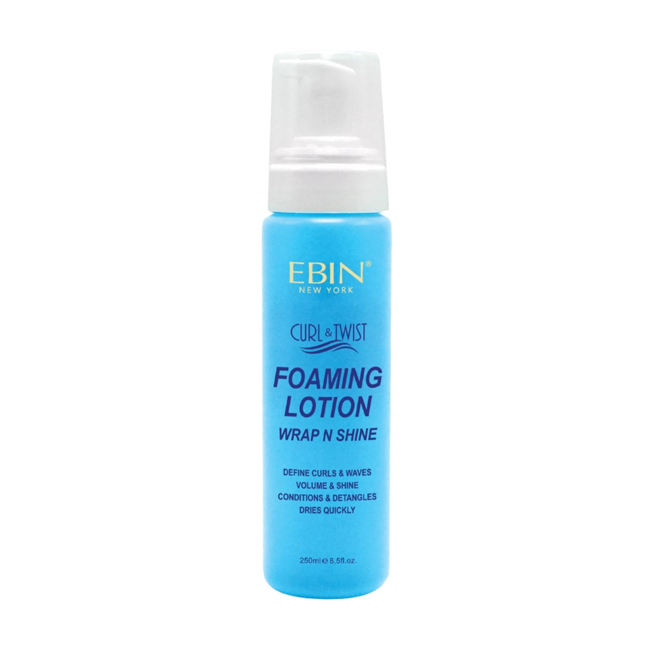 EBIN New York Curl & Twist Foaming Lotion 8.5oz - Original, Frizz Control