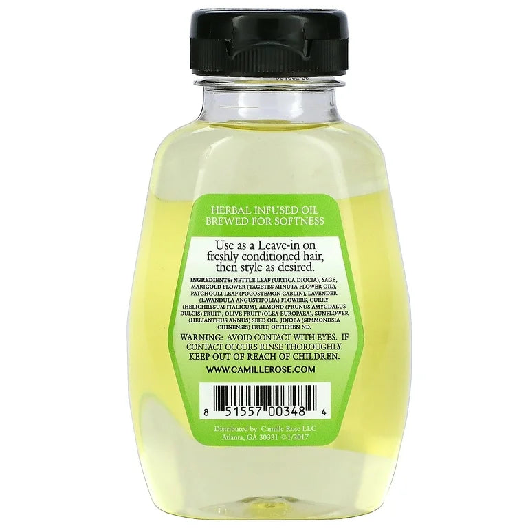 Camille Rose Herbal Tea Seal and Softening Leave-In Conditioner, 9 Oz