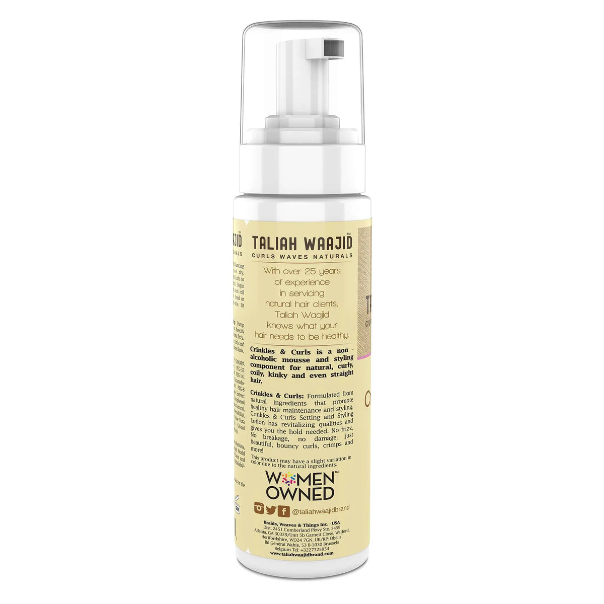 Taliah Waajid Crinkles & Curls 8oz Ultimate Beauty Supply