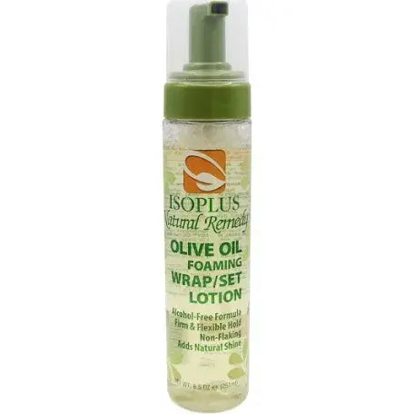 Isoplus Natural Remedy Olive Oil Foaming Wrap/Set Lotion 8.5 Oz Ultimate Beauty Supply