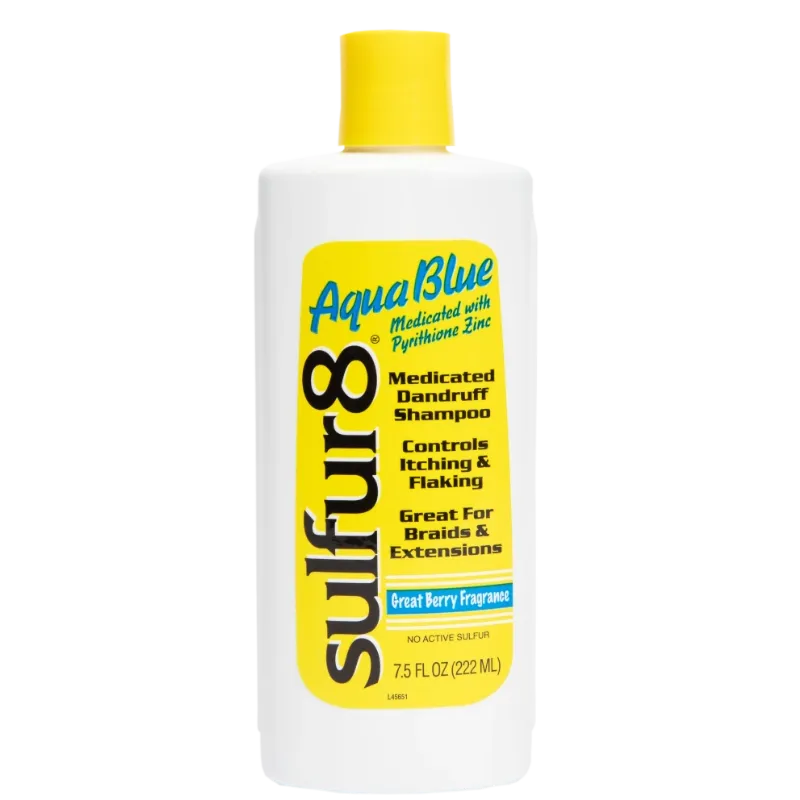 Sulfur8 Aqua Blue Medicated Dandruff Shampoo