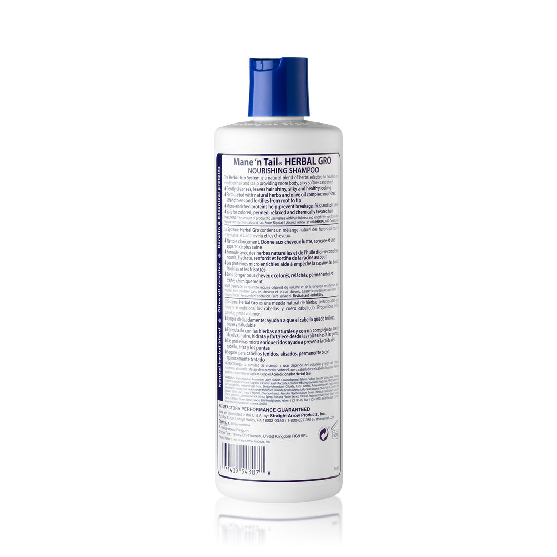 Mane 'N Tail Herbal Gro Olive Oil Infused Strengthens & Nourishes Shampoo 12 Oz