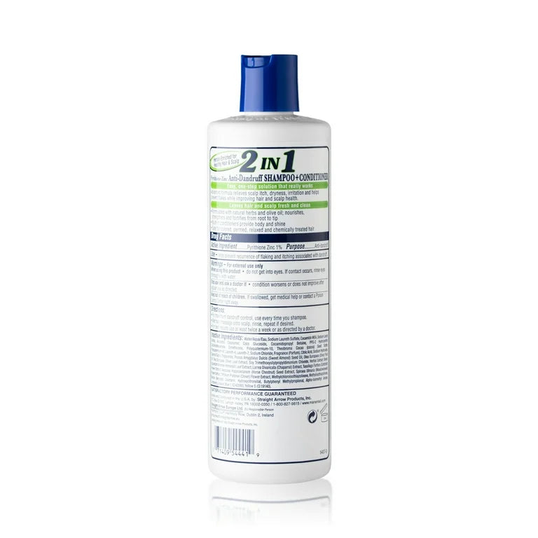 Mane 'n Tail Daily Control 2-in-1 Anti-Dandruff Shampoo & Conditioner 12 oz – Relieves Scalp Itch, Dryness & Flakes, Improves Hair & Scalp Health