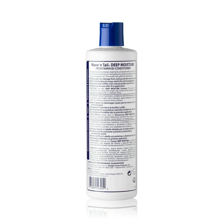 Mane 'n Tail Deep Moisture Conditioner 12 oz – Repairs Dryness, Strengthens & Adds Shine with Moisture-Retention Technology and Micro-Enriched Proteins